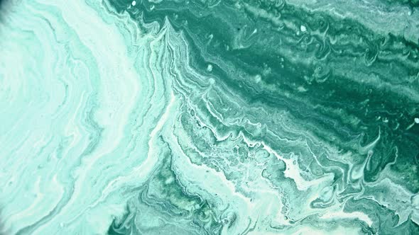 Footage Abstract Liquid Painting Texture Closeup