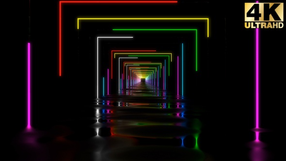 Abstract Colorful Tunnel 7 Pack alt