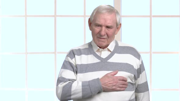 Elderly Man with Heart-attack