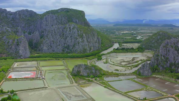 Khao Daeng Viewpoint Red Mountain in Prachuap Khiri Khan Thailand