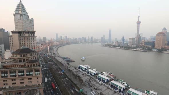 The City Center Of Shanghai, China