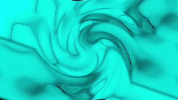Animated cyan color smoky liquid abstraction. liquid animation. Vd 548