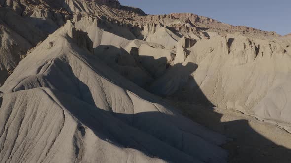 Aerial shot of rock formations near Grand Junction Colorado