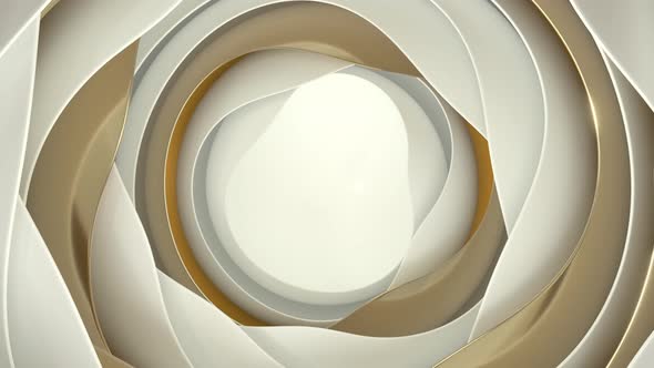 White curves with abstract geometry