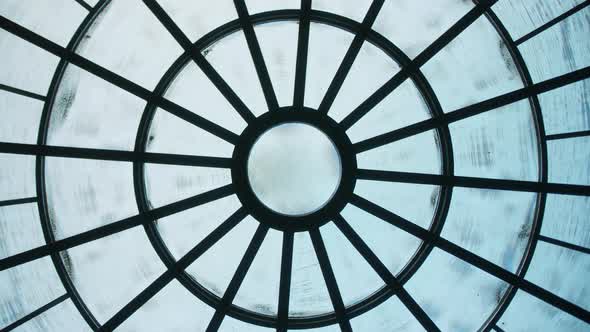 Stained Glass Roof of Building