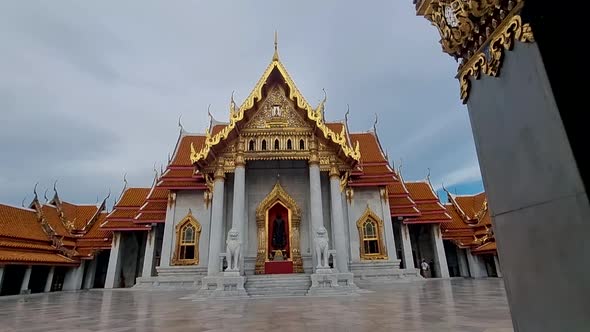 Wat Benchamabophit the Marble Temple the Royal Temple in Capital City Bangkok Thailand