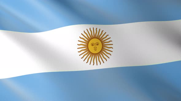 Flag of The Argentina