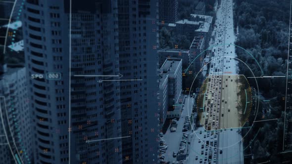 Drone. Detecting a Suspicious Vehicle. Secret Mission. Position Analysis. UI alt