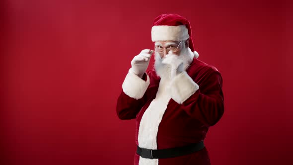 Portrait of Cute Santa Claus