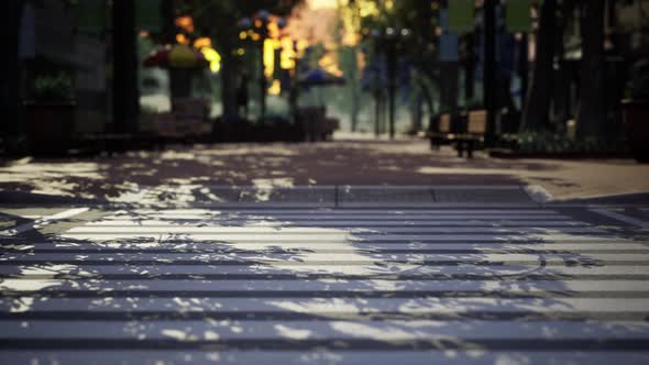 Empty Closed Park During the Covid19 Pandemic in 2020