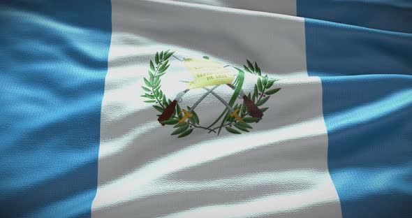 Guatemala national flag background motion graphic looped 4K