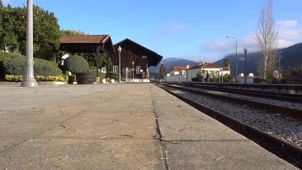 Empty Train Station