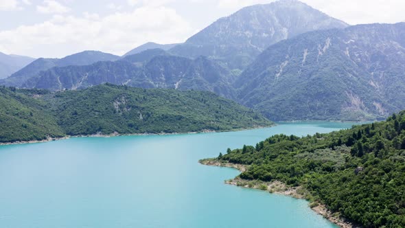 Picturesque Turquoise Lake