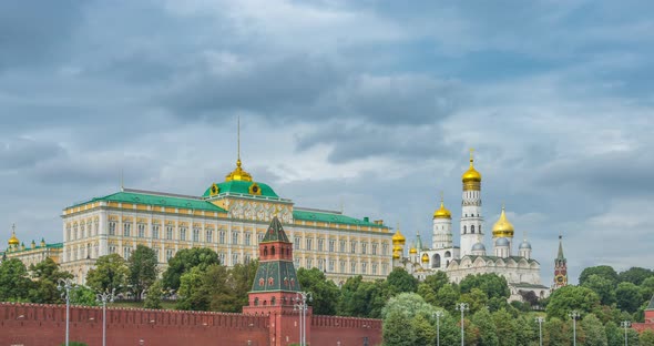 Kremlin, Moscow, Russia. Official Classic view. Best view of the Kremlin