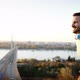 Handsome Runner Exercising By Running in City - VideoHive Item for Sale