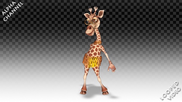 Cartoon Giraffe - Upbeat Dance