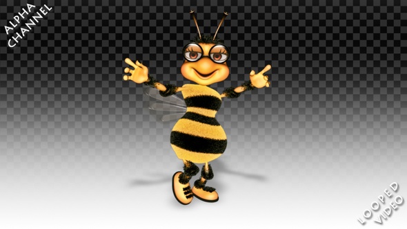 Cartoon Bee - Night Dance alt