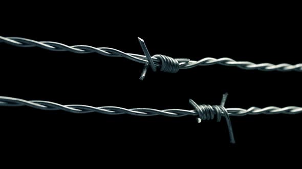 Passing Along Barbed Wire