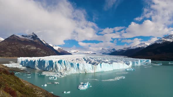 Patagonia landscape. Famous city of El Calafate at Patagonia Argentina