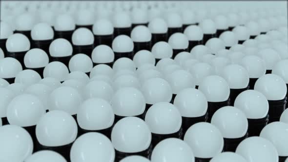 White 3 D Balls