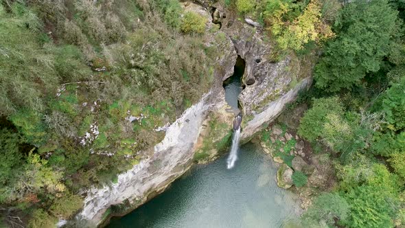 Waterfall Lake and Valley