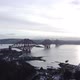 Railway bridge aerial view, Firth of Forth, Scotland - VideoHive Item for Sale