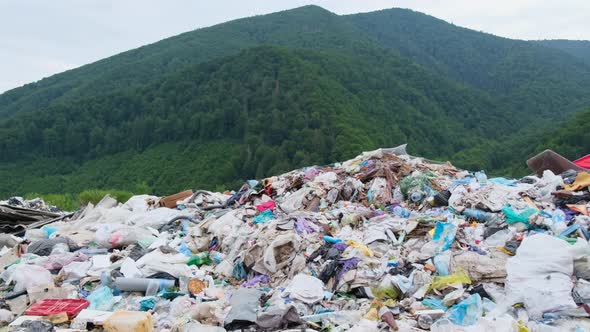 Waste From Household in Waste Landfill