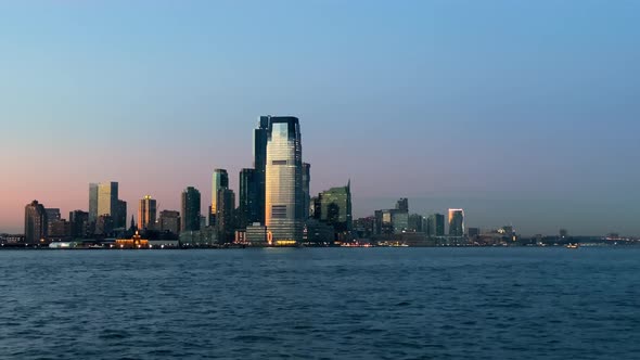 Jersey City Downtown Financial District NJ USA