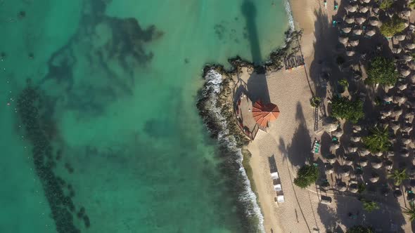 Dominicus Beach at Bayahibe with Caribbean Sea Sandy Seashore