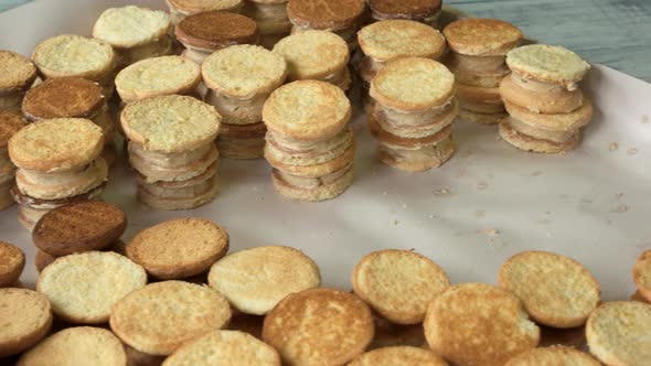 Fresh Biscuits with Delicious Cream