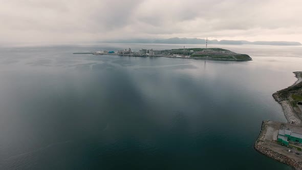 Hammerfest Island Muolkkut Northern Norway, Gas Processing Plant