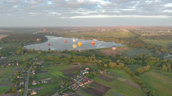 Air Balloons Landscape