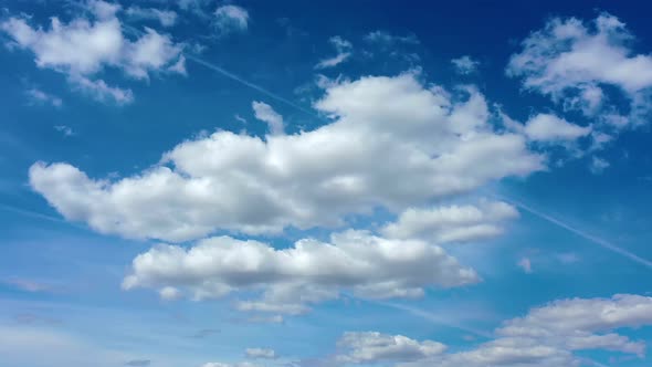 Clouds timelapse weather. Aerial cloudscape 4k time lapse.