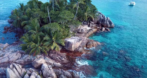 Uninhabited island of Saint Pierre in the Seychelles