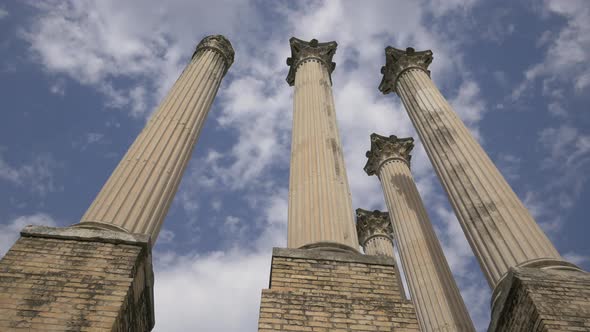 Old Roman columns