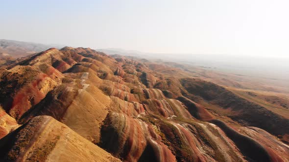 Beautiful Multicolor Geological Formations In Georgia