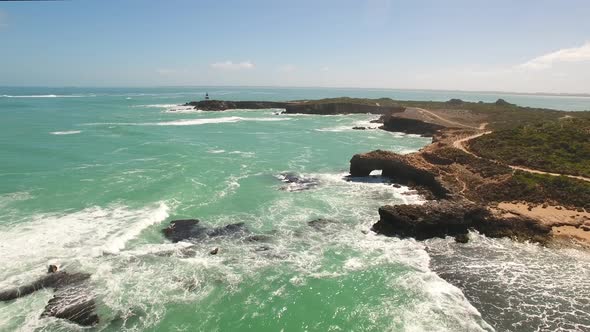 Drone footage from Robe, South Australia