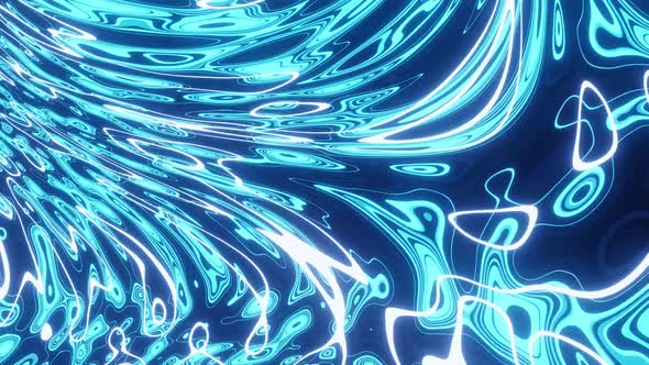 Blue Aqua Bubble Vj Loop Background HD