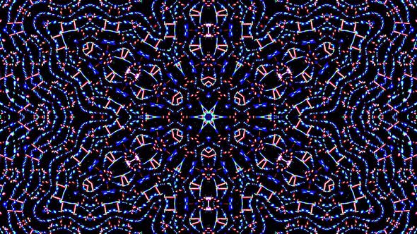 Abstract Kaleidoscope pattern with full colors. Magic mandala alt