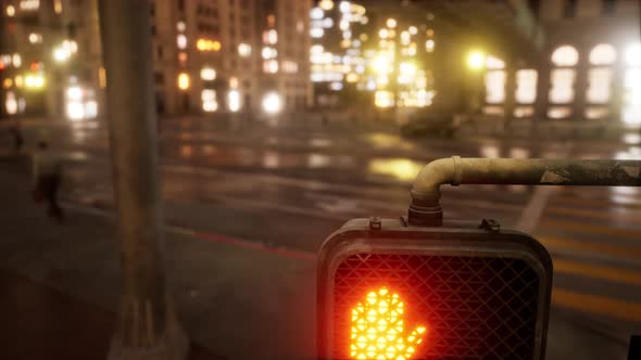 Beautiful Hyperlapse Timelapse of Night Miami City Traffic alt