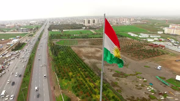 Kurdistan Flag 