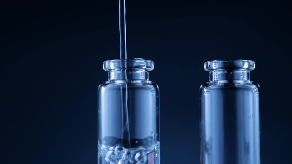 Transparent Vaccine Filling Open Vials