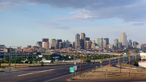 Denver Colorado Evening Timelapse