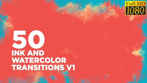 50 Ink And Watercolor Transitions V1