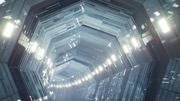 Glass Tunnel 4K Loop