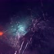 Real fireworks display on dark sky - VideoHive Item for Sale