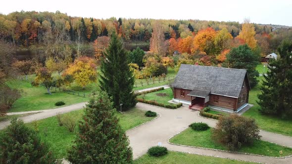 Golden Autumn In A Country Estate 48