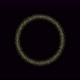 Circle of Shine Golden Particles and Dots Vibrant Movement of Yellow Lights for a Glamorous Concept - VideoHive Item for Sale