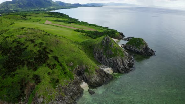Cape Hirakubozaki in Ishigaki island of japan
