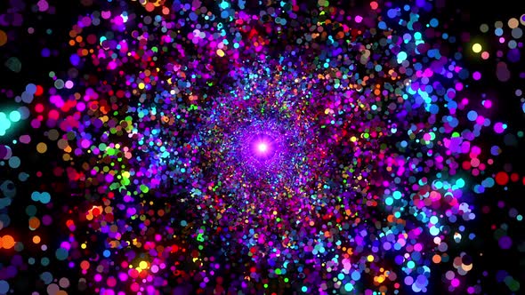 Colorful Particles